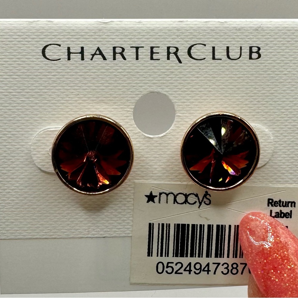 Charter Club | Rose Amy Stud Earrings